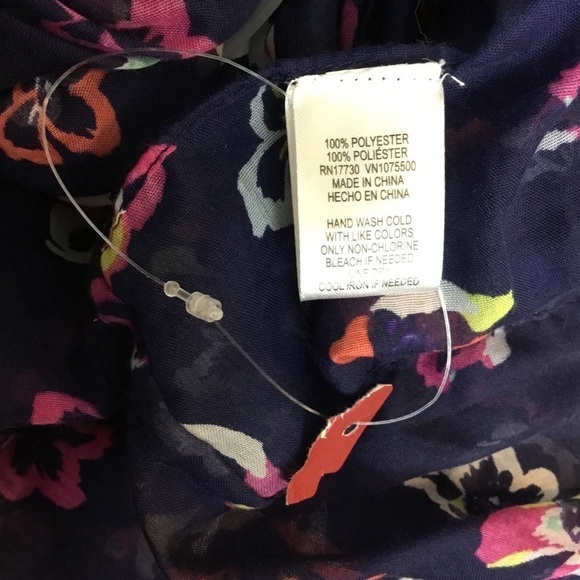 TARGET brand xfinity scarf blue floral - Picture 3 of 7